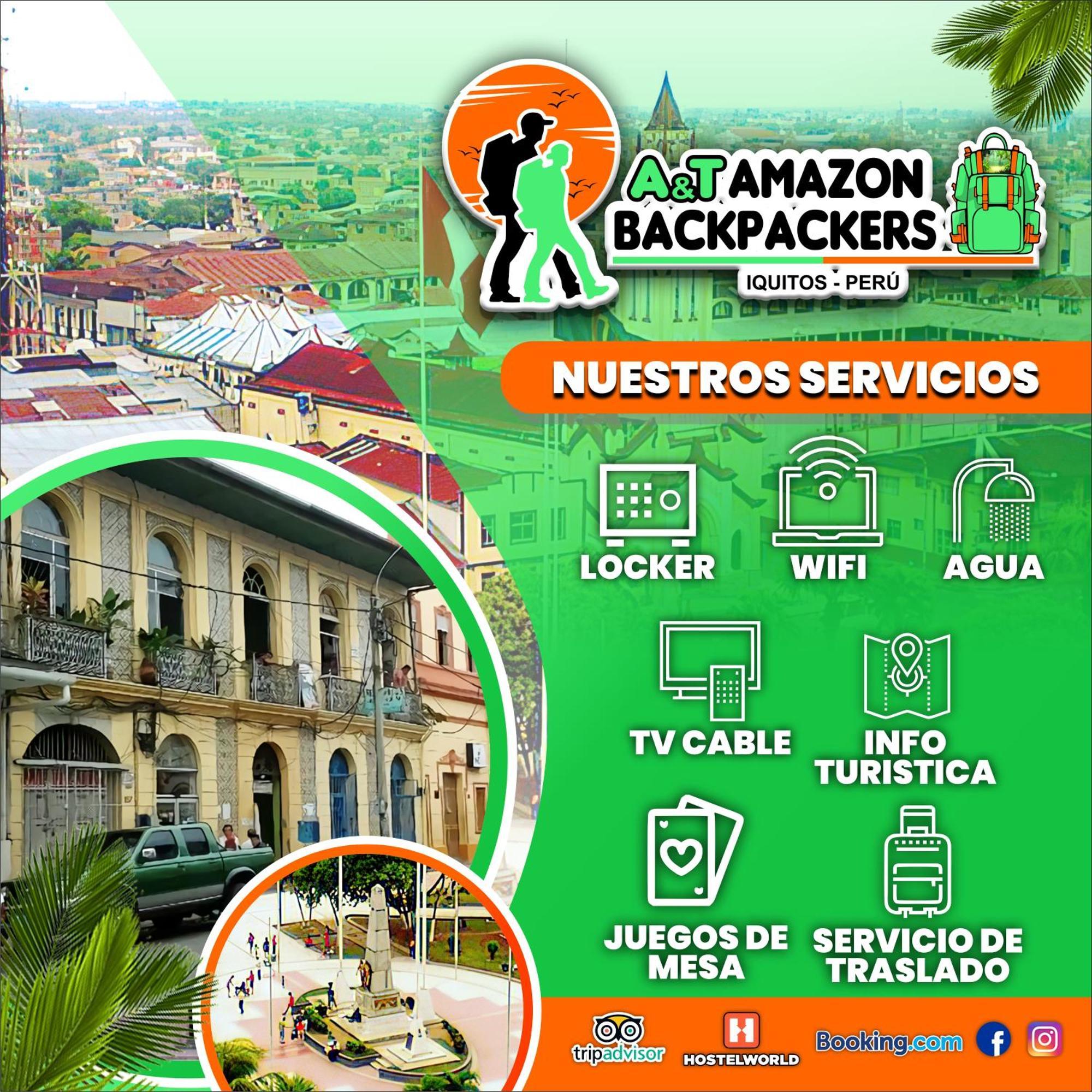 A&T Amazon Backpacker'S Bed and Breakfast Iquitos Exteriör bild