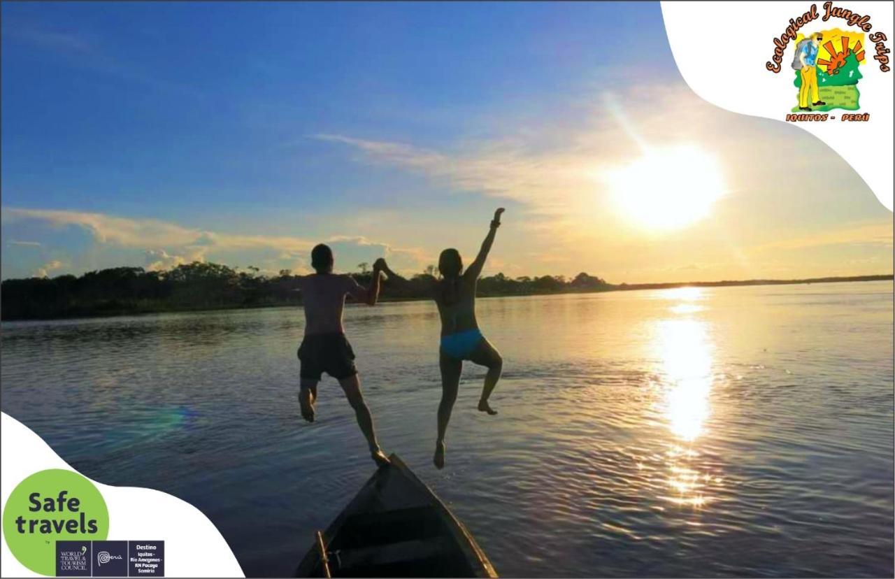 A&T Amazon Backpacker'S Bed and Breakfast Iquitos Exteriör bild